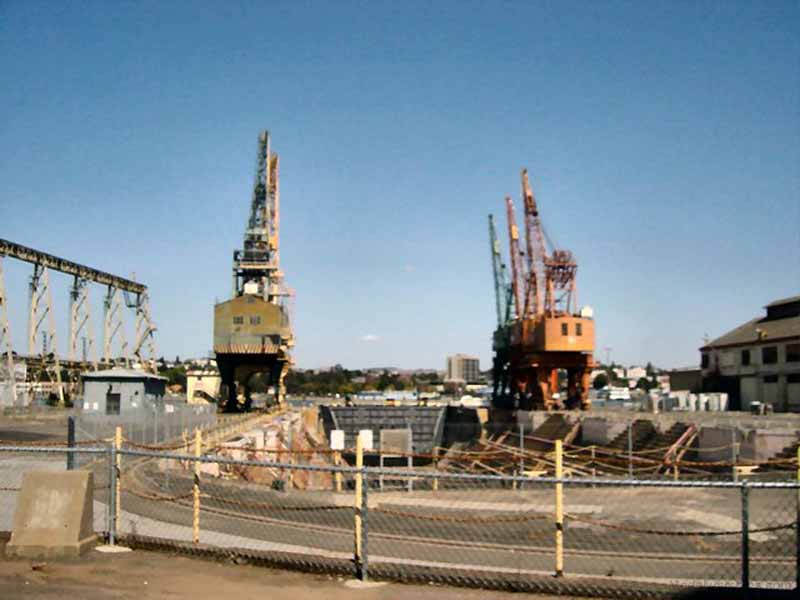 Drydock and Cranes