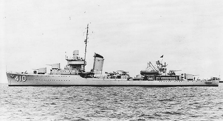 USS Hughes as built