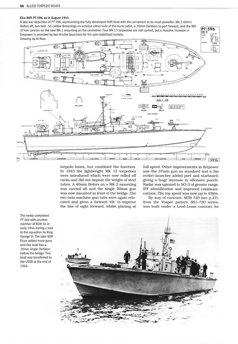Royal Navy RN USN US Navy WWII warship SHIPCRAFT SPECIAL Allied Torpedo Boats