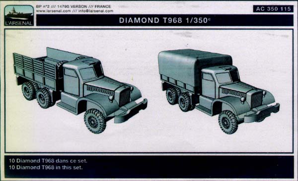 L'Arsenal 1.350 Diamond T 968 4ton Truck 6x6 trucks