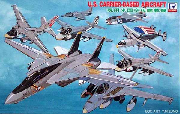 PE 1/700 USN Carrier Air Wing 2000'-2010' 9 types 51 Aircrafts,F/A-18 etc 70039 