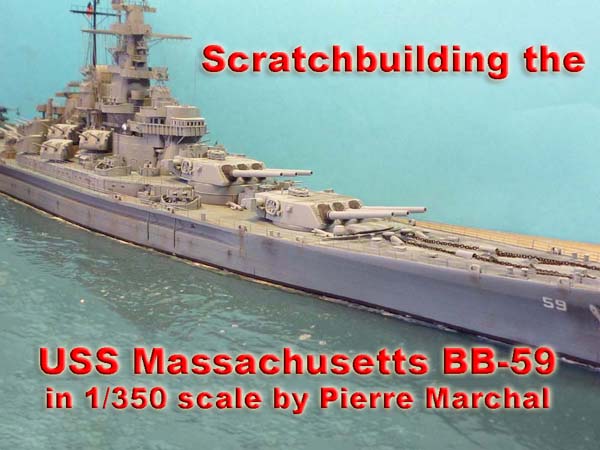 USS Massachusetts BB-59 by Pierre Marchal
