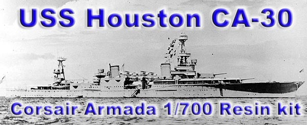 USS Houston CA-30 by Corsair Armada