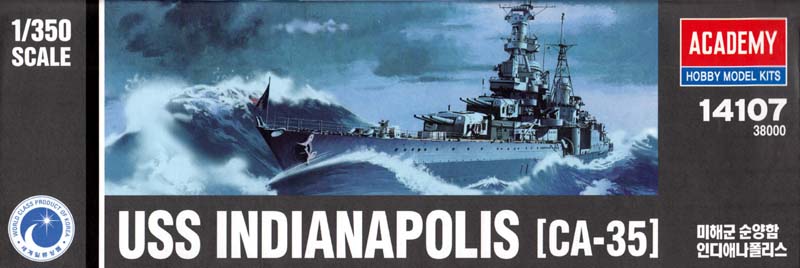 ModelWarships.com - Academy 1/350 USS Indianapolis CA-35 1945 Review
