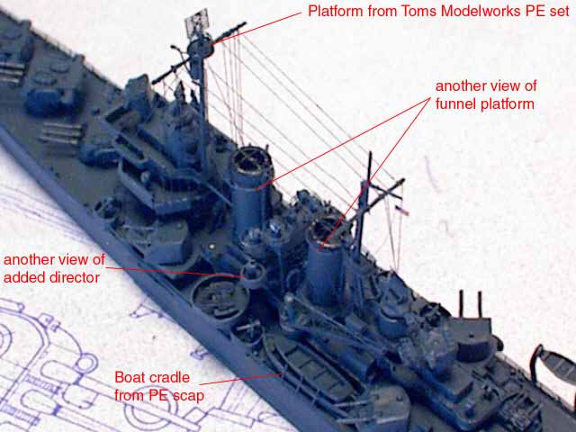 USS Helena amidship details