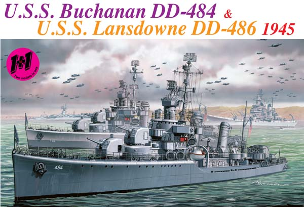 Dragon 1/350 USS Buchanan DD-484 Preview