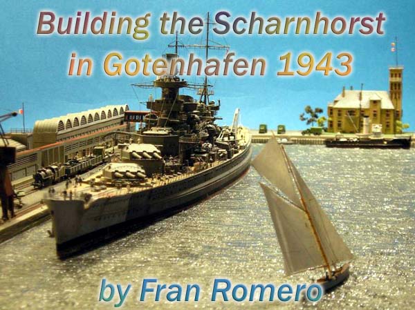 Building the Scharnhorst in Gotenhafen 1943  by Fran Romero