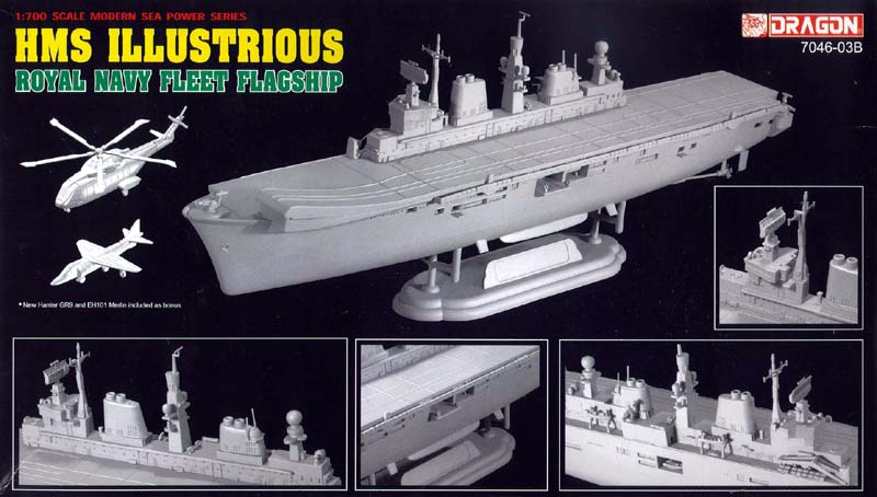 Dragon 1/700 H.M.S. Invincible (Falklands War 1982) | DRA7028