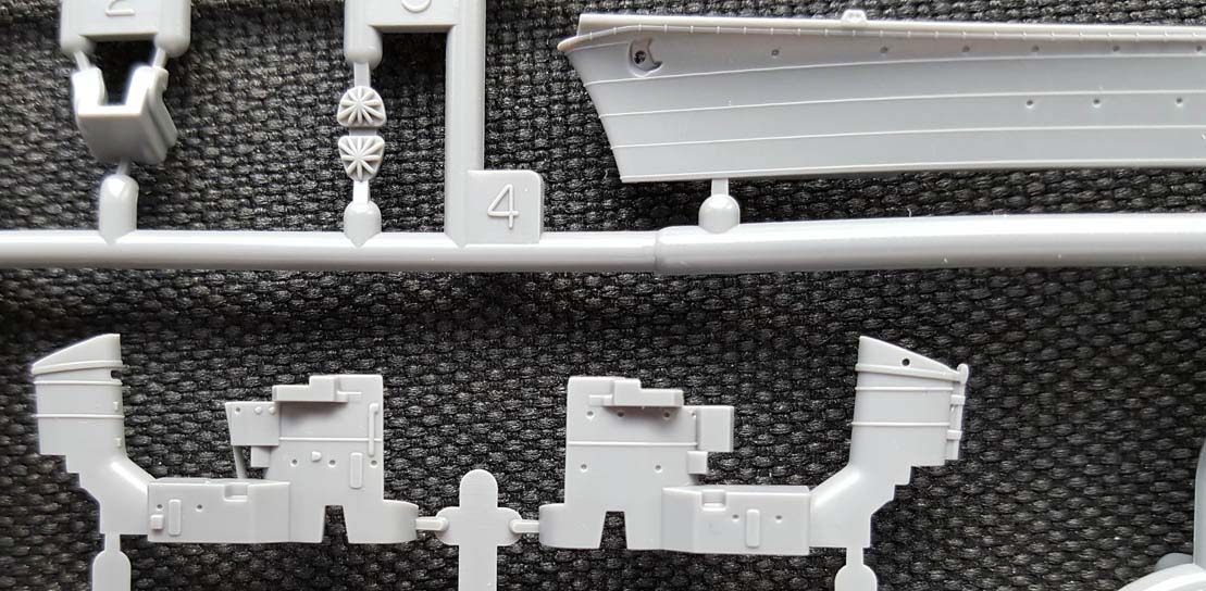 Sprue-A---Main-superstructure-&-port-side-bow