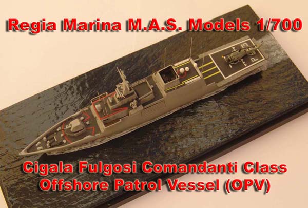 Regia Marina 1/700 Cigala Fulgosi Comandanti Class Offshore Patrol